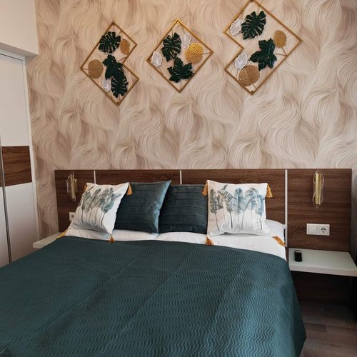 Apartament cu balcon cu vedere spre curte cu 2 camere pentru 4 pers.