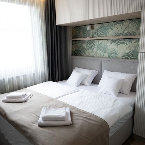 Apartament premium la etaj cu 1 camera pentru 2 pers. (se poate solicita pat suplimentar)