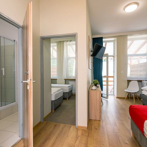 Apartament 5-osobowy Komfort Family z 2 pomieszczeniami sypialnianymi