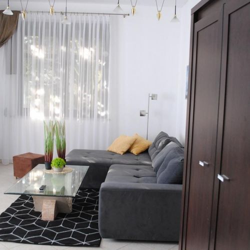 Apartman pro 4 os. se 2 ložnicemi s výhledem na hory přízemní
