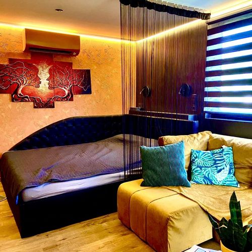 Bungalow gold la parter pentru 2 pers. (se inchirieaza doar integral) (se poate solicita pat suplimentar)