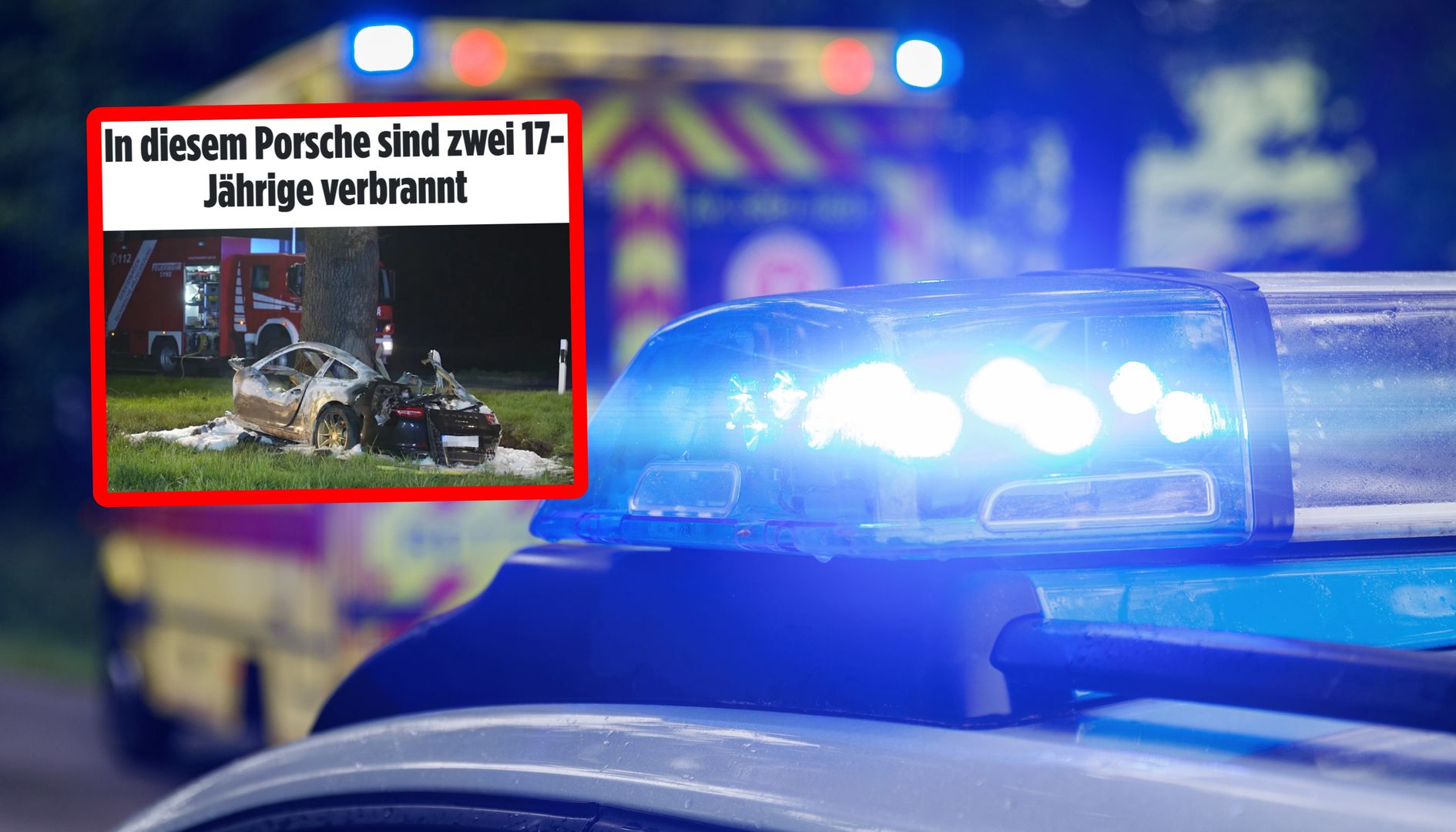 Feuriger Unfall fordert zwei junge Leben bei Syke