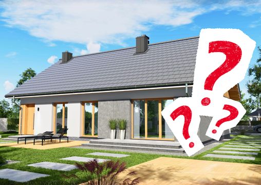 dom za 600 tys. zł projekt Tani w budowie wiązary LUZ1001