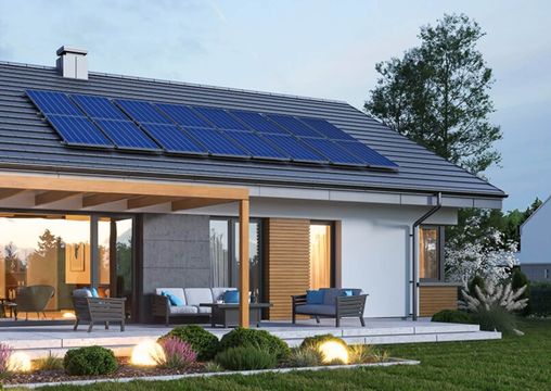 odnawialne źródła energii przy budowie domu Dom na praktycznej 2 WAH2066