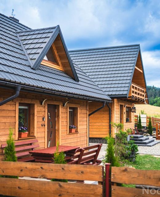 Domek całoroczny z kominkiem