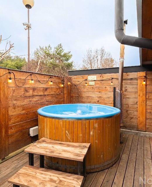 Loft House Rozewie Całoroczne domki z balią ogrodową 