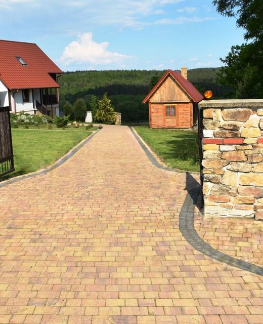 Drewniany domek z piernika