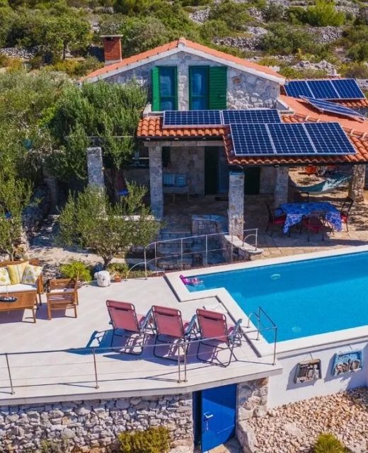 Seaside Family Friendly House With A Swimming Pool Cove Pernatice, Drvenik - 11590 Pernatice