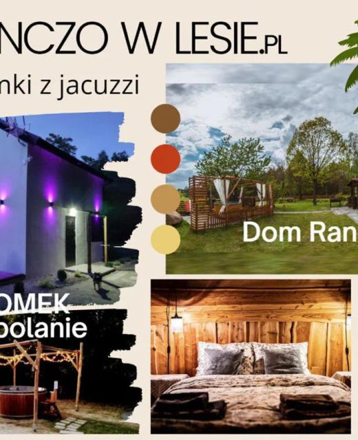 Ranczo w lesie - domki z jacuzzi Ożarów