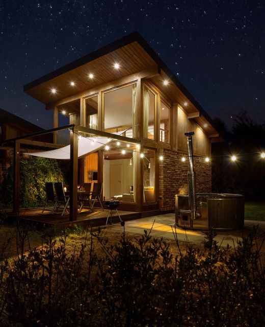 Rezerwat Wielin nad jeziorem (sauna, balia, jacuzzi, basen)