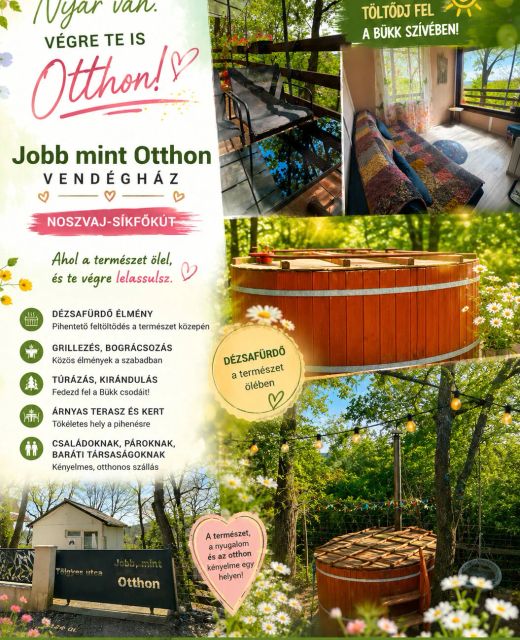 Jobb mint Otthon Vendégház Noszvaj