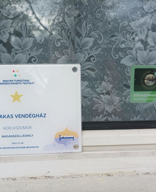 Kiskakas Vendégház Kercaszomor