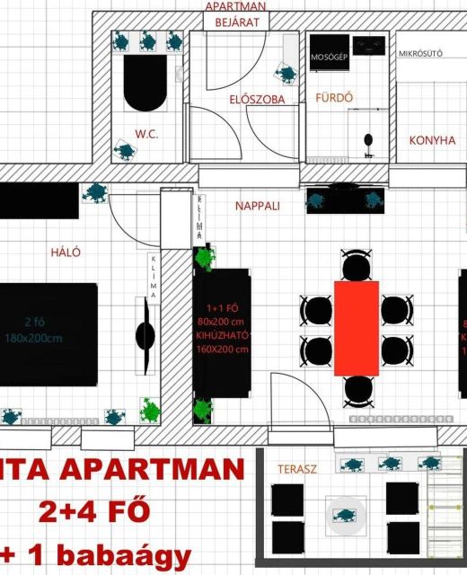 EWITA Családi Apartman Hajdúszoboszló