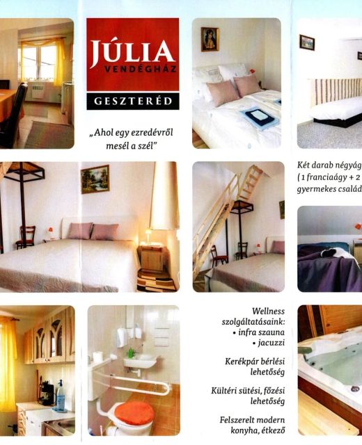 Júlia Vendégház Geszteréd