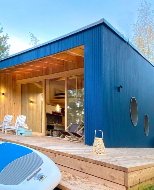 Lunette Lodge z sauną nad jeziorem (10 osób) Janówko
