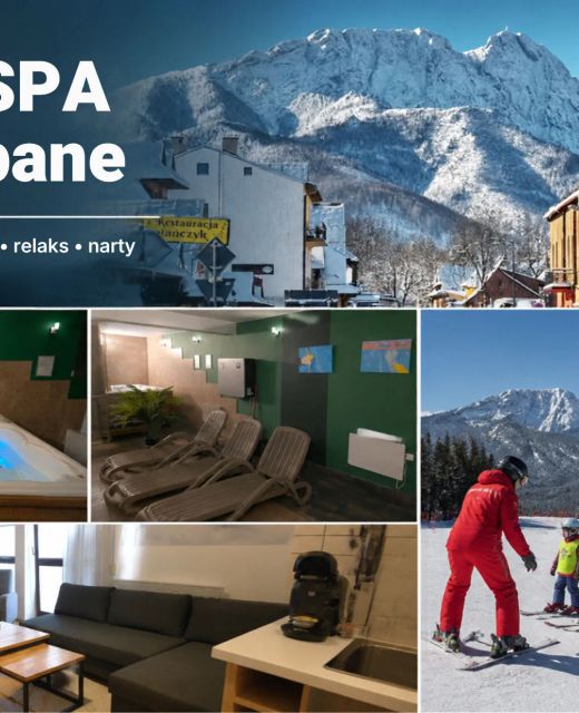 Apartament SKI & SPA Zakopane sauna i jacuzzi w cenie