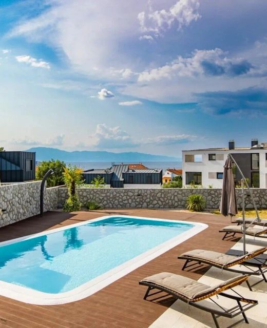 Apartments With Swimming Pool Vantačići, Krk - 21738 Vantačići