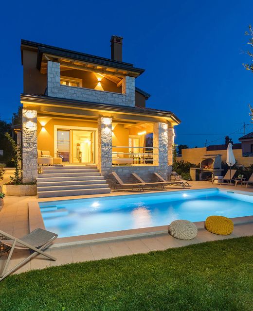 Villa Mikela s predivnim pogledom Vizinada