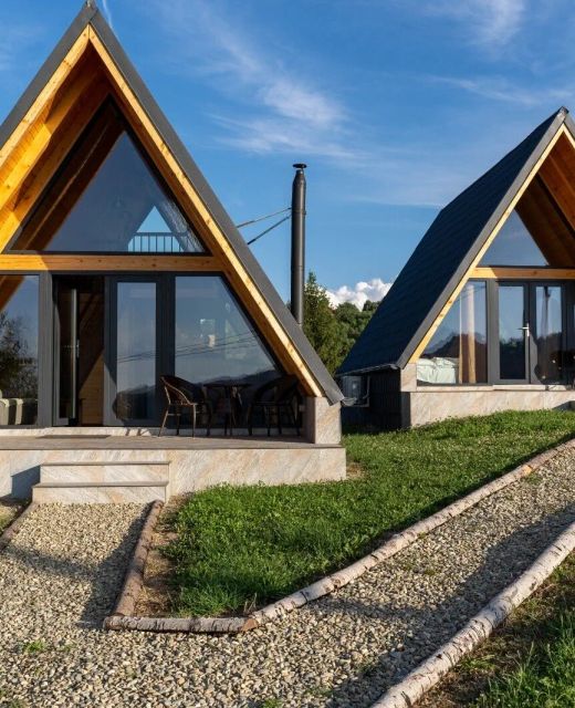 Căsuțe A-frame Green Hill Popas Poiana Mărului