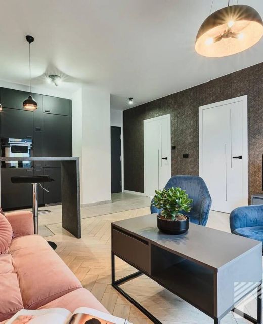 Apartament Fuzja Black by LookAp Łódź