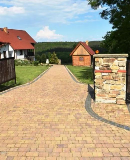 Drewniany domek z piernika Iwaniska