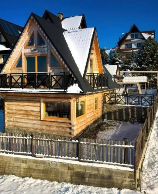Domek w Ubocy z widokiem na Giewont Murzasichle