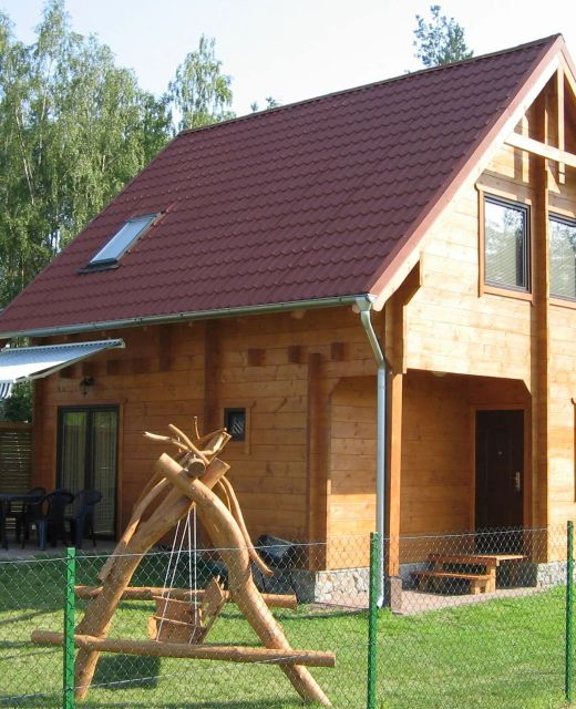 Domki przy lesie nad Jeziorem Tałtowisko Skorupki