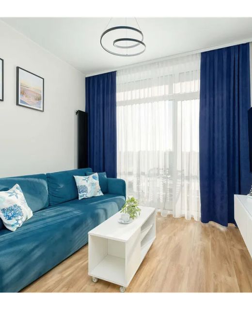 Ku Morzu 1D | Niebiesko-Beżowy Apartament | Basen Sianożęty
