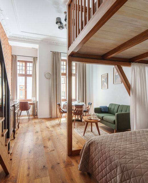 Piernikowy Loft - dwupoziomowy apartament na toruńskiej Starówce