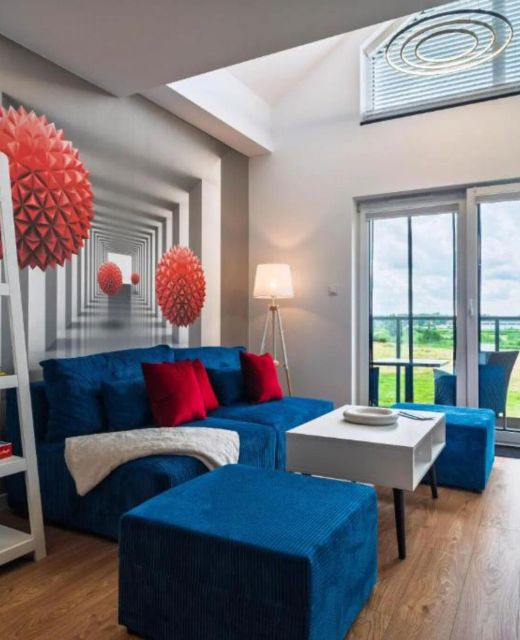 Apartament Viral z antresolą w West Łeba Morze Apartamentów