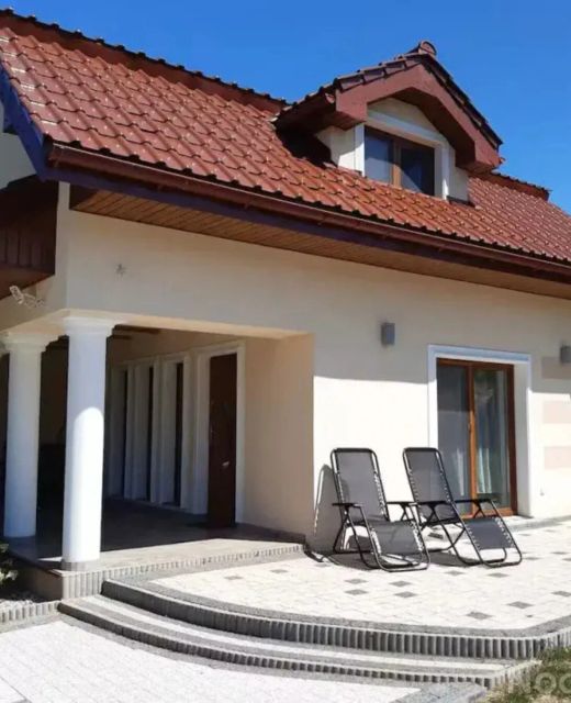 Lila Róż domek 150 m od jeziora Sikory Juskie