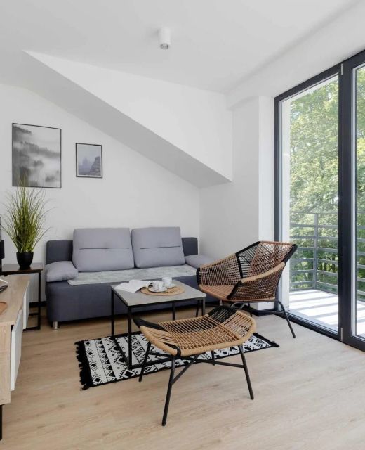 Nowoczesny Apartament | Umeblowany Balkon