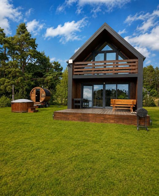 Stodoła na Kaszubach z balią i sauną 