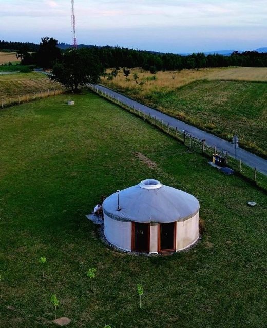 Jurta w Dębowinie - glamping wśród gór i lasów, grill i rowery