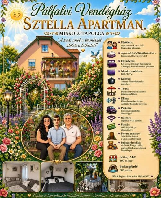 Pálfalvi MSz  Sztella Apartman Miskolctapolca