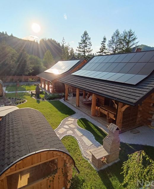 BRATNIA BYSTRE - Domy z bala z jacuzzi i sauna