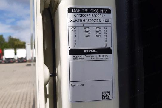 DAF XF 480 FT Low Deck
