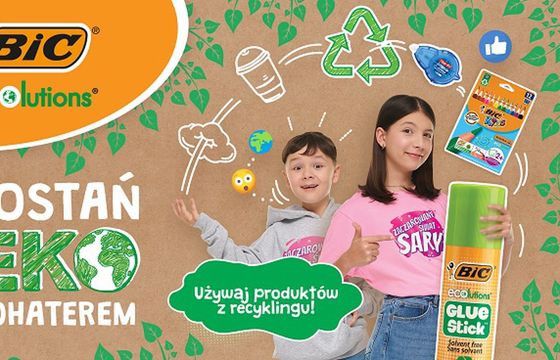 "Zostań eko bohaterem" - zachęca BIC w kampanii szkolnej oferty
