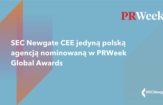 SEC Newgate CEE nominowana do nagrody PR Week Global Awards za działania dla TVN