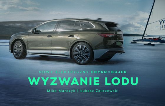 Koło Podbiegunowe i Miko Marczyk w nowej reklamie Škody Enyaq 4x4