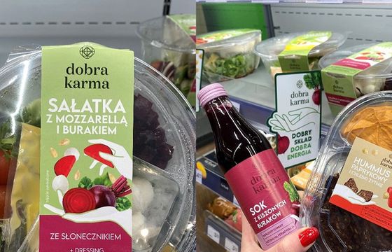 Żabka odświeża opakowania marki własnej Dobra Karma