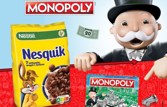 Nestlé z loterią inspirowaną Monopoly