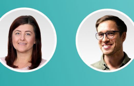 Beata Piesio i Wojciech Perchuć w agencji Whites