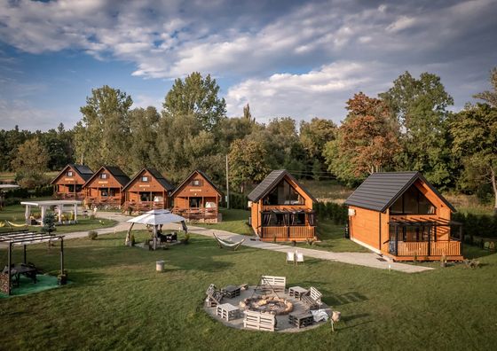 Domki Osada Widok na góry Polanica-Zdrój