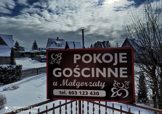 Pokoje Gościnne u Małgorzaty Bukowina Tatrzańska