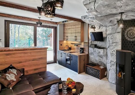Apartament Pienińska Grota - z Kominkiem i Basenem Szczawnica
