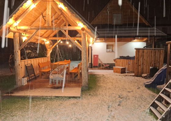 Domek w górach Podczerwone Czarny Dunajec