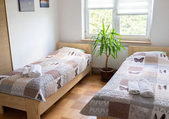 Klimatyzowany apartament na poddaszu Mrągowo