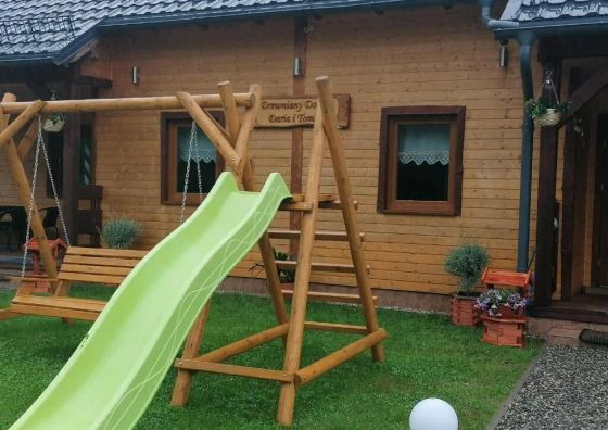 Drewniany Domek Daria i Tomek 2 domki na 8 osób Nowy Gierałtów