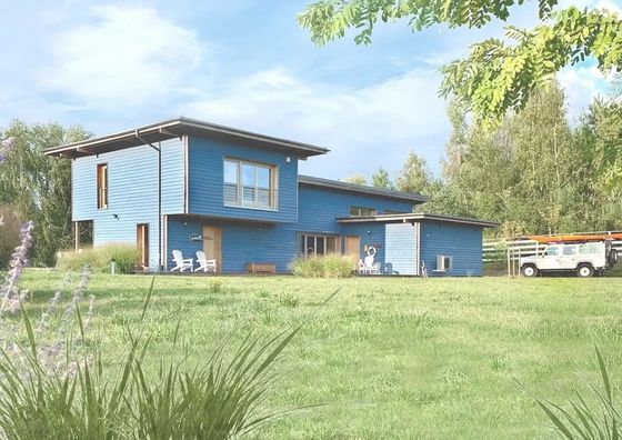 Family Lodge z sauną nad jeziorem (12 osób) Janówko 